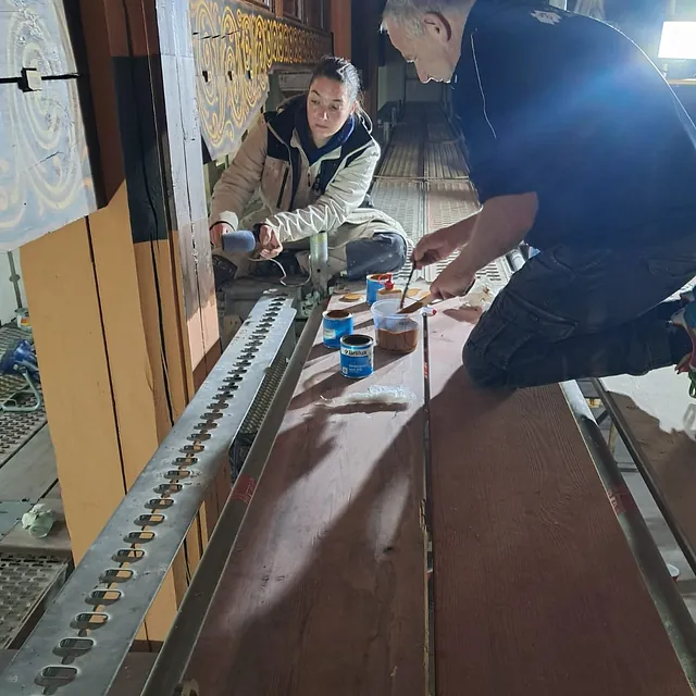 Mitarbeiter an der Arbeit