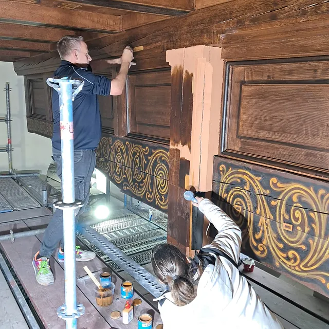 Mitarbeiter bei der Arbeit