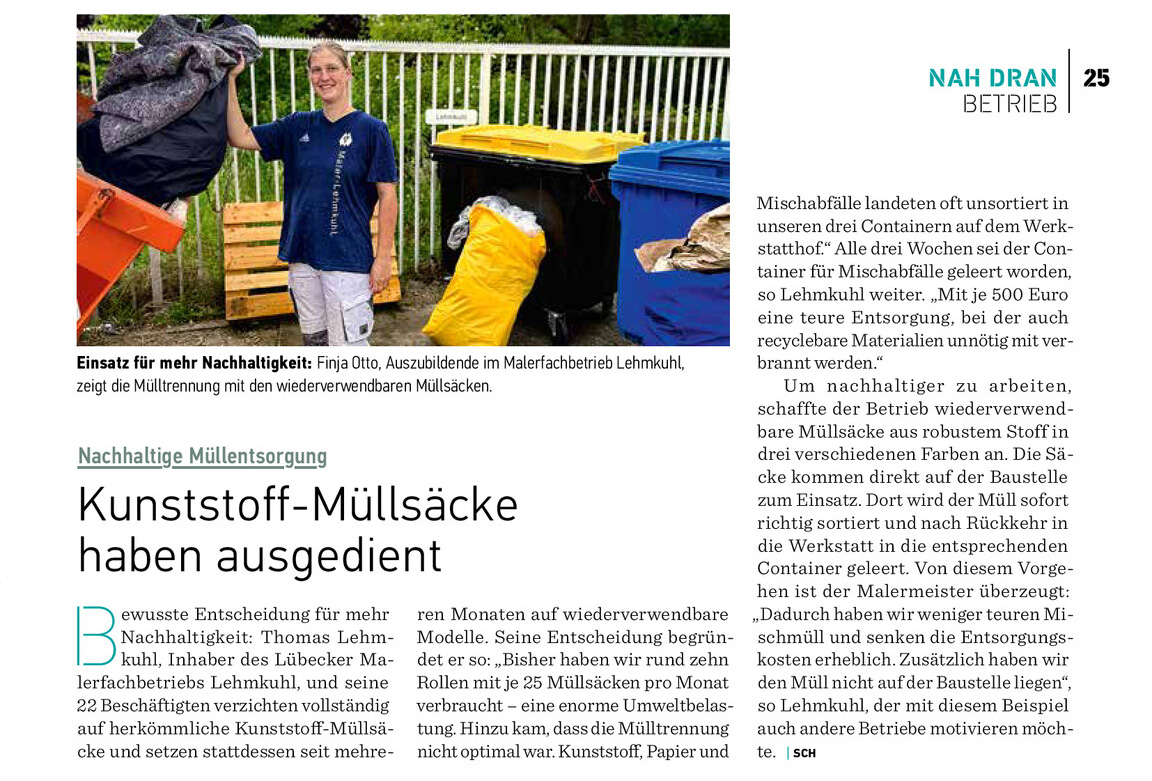 Bild des Zeitungsartikels