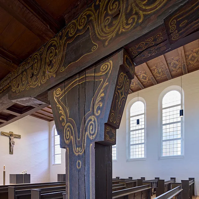 Holzlasur Kirche in Kücknitz